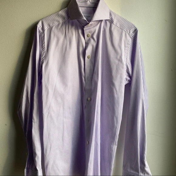 15” Slim Eton Dress Shirt - Picture 3 of 3